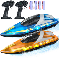 VEVOR 2 PCS RC Boat 2,4 GHz Remote Control Racing Boat 12 km/h Παιδιά Ενήλικες Δώρο