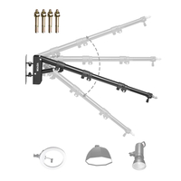 Βάση τοίχου VEVOR Triangle Boom Light Stand 39,37 in/100cm Ring Light Support