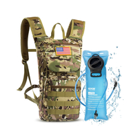 VEVOR Tactical Molle Hydration Pack Σακίδιο πλάτης 3L TPU Water Bladder Πεζοπορία Πεζοπορία