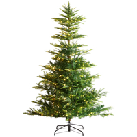 VEVOR Χριστουγεννιάτικο Δέντρο 6,5 ποδιών Prelit Artificial Tree with 350 White LEDs 900 Tips