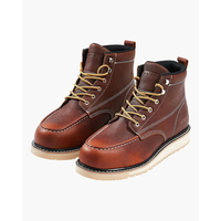 VEVOR Steel Toe Work Boots UK Size 10 Waterproof Moc Toe for Men Αντιολισθητικά