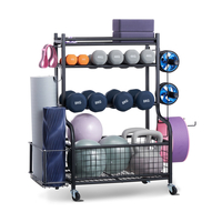 VEVOR Home Gym Workout Equipment Organizer Ματ γιόγκα Storage Weight Rack Dumbbell