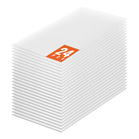 VEVOR 24 Pack Πολυανθρακικά Πάνελ Θερμοκηπίου 2&#039; X 4&#039; X 0,16&#039;&#039; Φύλλα οροφής