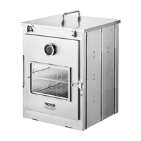 VEVOR Πτυσσόμενος Φούρνος Κάμπινγκ Φορητή Σόμπα Κάμπινγκ από Ανοξείδωτο Ατσάλι Γκριλ 3 Επιπέδων