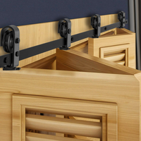 Κιτ ράγας συρόμενης πόρτας αχυρώνα VEVOR 76" για τέσσερις πόρτες 18