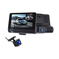 Καταγραφικό αυτοκινήτου με 3 κάμερες - FO-42 - 4" - 003836