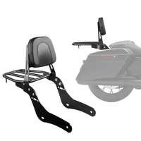 VEVOR Πλάτη Μοτοσικλέτας Sissy Bar με Σχάρα Αποσκευών για Honda Rebel 2017-2022