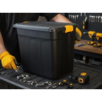 Κουτί αποθήκευσης υψηλής αντοχής 42L με καπάκι που ασφαλίζει με δύο κλιπ, υποδοχές για λουκέτο στις τέσσερις γωνίες. Κατάλληλο για χρήση σε εσωτερικό και εξωτερικό χώρο. Ανθεκτικό στο νερό και στον πάγο. Διαστάσεις: 50,3Χ38,3Χ34cm / 7142 Κουτί αποθήκευσης υψηλής αντοχής 42L με καπάκι που ασφαλίζει με δύο κλιπ, υποδοχές για λουκέτο στις τέσσερις γωνίες. Κατάλληλο για χρήση σε εσωτερικό και εξωτερικό χώρο. Ανθεκτικό στο νερό και στον πάγο. Διαστάσεις: 50,3Χ38,3Χ34cm / 7142