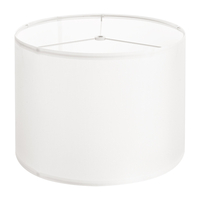 VEVOR Σκίαστρο για Λάμπα Τύμπανου 13 x 13 x 10 εκ. Μεσαίο Στρογγυλό Αμπαζούρ (Υπόλευκο Λινό)