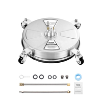 VEVOR Πλυστικό μηχάνημα υψηλής πίεσης 15" για καθαρισμό επιφανειών 4 τροχών 4000 Max PSI 2 εκτεταμένες ράβδοι