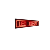 Πινακίδα LED - Διπλής όψης - RED - 167cm×23cm - IP67
