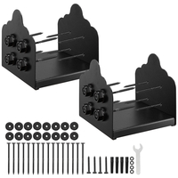 VEVOR 2 τεμάχια βάσης στύλου 8x8, άγκυρα ξύλινου στύλου φράχτη, εσωτερικό μέγεθος 7,9x7,5 ίντσες