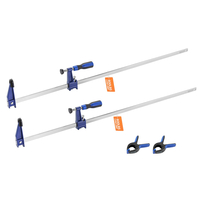 Σφιγκτήρες ράβδου VEVOR για ξυλουργική 2 τεμάχια 91,4cm με άνοιγμα και κλείδωμα, σφιγκτήρας F από χυτοσίδηρο