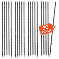 VEVOR 24 ιντσών 20 τεμάχια οπλισμού, ίσια γαλβανισμένα άγκυρα εδάφους βαρέως τύπου