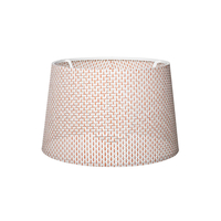 GloboStar® COVER 203-0263 Μοντέρνο Φωτιστικό Καπέλο Μπέζ Διάτρητο Ύφασμα - Μ38 x Π38 x Υ30cm