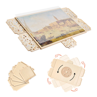 VEVOR Φορητό Ξύλινο Παζλ 2000 Τεμαχίων με Κάλυμμα Συρταριού 102x74εκ.