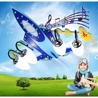 Παιδικό Φωτιστικό αεροπλάνο με Bluetooth & Ηχείο