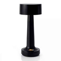 Trista LED Επιτραπέζιο Φωτιστικό Μπαταρίας 3W Μαύρο