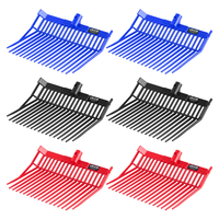 6Pcs Manure Fork Replacement Head 18 Tine Horse Stable Stall Mulch Fork Heads | VEVOR US