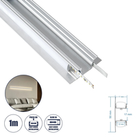 GLOBOSTAR® ALP-WALL-UPDOWN CONCEALED 70844-1M Επιφανειακό Προφίλ Αλουμινίου Ειδικό για Δημιουργία Κρυφού Φωτισμού Up & Down με Λευκό Γαλακτερό Πατητό Κάλυμμα για Ταινίες LED IP20 - Ασημί - Μ100 x Π5 x Υ1.7cm GLOBOSTAR® ALP-WALL-UPDOWN CONCEALED 70844-1M Επιφανειακό Προφίλ Αλουμινίου Ειδικό για Δημιουργία Κρυφού Φωτισμού Up & Down με Λευκό Γαλακτερό Πατητό Κάλυμμα για Ταινίες LED IP20 - Ασημί - Μ100 x Π5 x Υ1.7cm