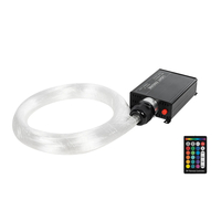 GLOBOSTAR® LUMOFIBRA 79613 Κιτ Συστήματος Οπτικής Ίνας με 150τεμ Φ1mm x Μ200cm & RF Ασύρματο Χειριστήριο LED 5W 200lm 1° AC 220-240V IP20 Πολύχρωμο RGB - Μ11.5 x Π9 x Υ4cm - 2 Χρόνια Εγγύηση