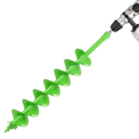 Τρυπάνι VEVOR με τρυπάνι 4,72 x 31,1 ίντσες, εργαλείο φύτευσης με σπειροειδή στύλο