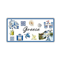 Μεταλλική πινακίδα Souvenir - Greece - 15x30cm - 181049