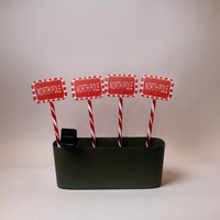 ΣΕΙΡΑ, 36 MINI LED, 4 ΠΛΑΣΤΙΚΕΣ ΠΙΝΑΚΙΔΕΣ ΜΕ ΧΡΙΣΤΟΥΓΕΝΝΙΑΤΙΚΟ ΣΧΕΔΙΟ ΣΤΗΝ ΚΟΡΥΦΗ 12cm, ΜΕ ΡΑΒΔΙ ΓΙΑ ΤΟ ΕΔΑΦΟΣ 37cm, ΗΛΙΑΚΟ ΣΥΛΛΕΚΤΗ ΜΕ ΑΙΣΘΗΤΗΡΑ, 8 ΠΡΟΓΡΑΜΜΑΤΑ, ΔΙΑΦΑΝΟ FLAT ΧΑΛΚΙΝΟ ΚΑΛΩΔΙΟ, ΘΕΡΜΟ ΛΕΥΚΟ LED, ANA 1m, ΠΡΟΕΚΤΑΣΗ ΠΑΡΟΧΗΣ 1m, IP44