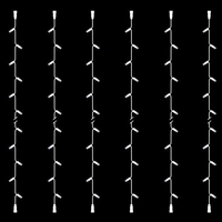 ΣΕΙΡΑ, DIY, 20 LED, ΛΕΥΚΟ ΚΑΛΩΔΙΟ ΚΑΟΥΤΣΟΥΚ, ΜΕ ΕΠΕΚΤΑΣΗ, 2 ΚΟΝΕΚΤΟΡΕΣ, ΛΕΥΚΟ LED, ΣΕΤ 6ΤΜΧ, ΑΝΑ 10cm, ΙΡ65