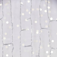 ΚΟΥΡΤΙΝΑ, 500 FLASH LED 5mm, 31V ΜΕΤΑΣΧΗΜΑΤΙΣΤΗ, 4 ΕΠΕΚΤΑΣΕΙΣ ΕΩΣ 3 ΣΕΤ, ΔΙΑΦΑΝΟ PVC ΚΑΛΩΔΙΟ, ΛΕΥΚΟ LED, 300x250cm, ΠΡΟΕΚΤΑΣΗ ΠΑΡΟΧΗΣ 3m, ΙΡ44