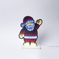 ΑΓΙΟΣ ΒΑΣΙΛΗΣ 22x5,5x30cm, ΔΙΑΚΟΣΜΗΤΙΚΟ ΣΧΕΔΙΟ ΚΑΘΡΕΦΤΗΣ ΜΕ LED ΤΑΙΝΙΑ, ΜΕΤΑΣΧΗΜΑΤΙΣΤΗ, 138 LED, ΠΟΛΥΧΡΩΜΟ LED, ΠΡΟΕΚΤΑΣΗ ΠΑΡΟΧΗΣ 3m, IP20