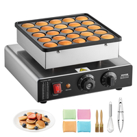 VEVOR 25 ΤΕΜ. Mini Pancake Maker Commercial Electric Dutch Baker Poffertjes Grill