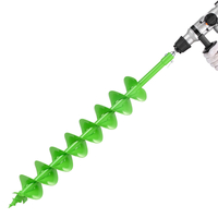 Τρυπάνι VEVOR με τρυπάνι 3,94 x 31,1 ίντσες, εργαλείο φύτευσης με σπειροειδή στύλο