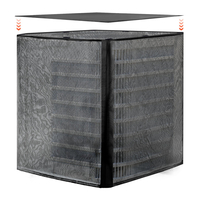 Κάλυμμα κλιματιστικού VEVOR 711 x 711 x 812 mm, διπλής στρώσης, αποσπώμενο στέγαστρο