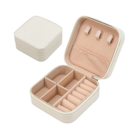 Θήκη οργάνωσης κοσμημάτων mini με φερμουάρ - LD1006 - 922132 - White