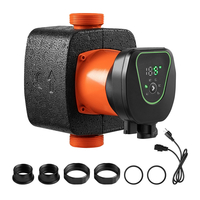 Κυκλοφορητής υψηλής απόδοσης VEVOR LPS25-11PA/180, 117 LPM, μέγιστης ανύψωσης 11 M από χυτοσίδηρο, με βιδωτή σύνδεση, βαλβίδα αντεπιστροφής, αθόρυβη λειτουργία, για σύστημα θέρμανσης σπιτιού