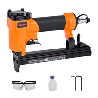 Πνευματικό συρραπτικό VEVOR, Πνευματικό συρραπτικό ταπετσαρίας 22 Gauge για συνδετήρες λεπτών συρμάτων σειράς 71, μήκος 9,1mm, κορώνα 4mm-16mm, πιστόλι αέρος 70-110 PSI για ξυλουργική, ταπετσαρίες, εργασίες DIY