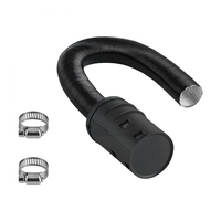 Κιτ σωλήνα εισαγωγής θερμαντήρα ντίζελ VEVOR, σωλήνας αγωγού θερμαντήρα αέρα στάθμευσης αυτοκινήτου 25 mm, ελαστικός και εύκαμπτος σωλήνας σιγαστήρα φίλτρου εισαγωγής αέρα αυτοκινήτου με σφιγκτήρες για θερμαντήρες ντίζελ 2KW 5KW 8KW