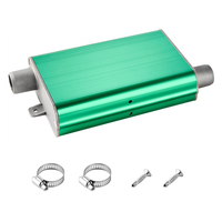 Σιγαστήρας θέρμανσης ντίζελ VEVOR, Αναβάθμιση σιγαστήρα θέρμανσης ντίζελ 24 mm, Σιγαστήρες θέρμανσης στάθμευσης με 2 σφιγκτήρες και βίδες, Αναβαθμισμένος σιγαστήρας εξάτμισης από κράμα αλουμινίου για πετρελαιοκινητήρες 2KW 5KW 8KW