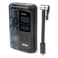 ΚΟΜΠΡΕΣΕΡ ΑΕΡΑ ΕΠΑΝΑΦΟΡΤΙΖΟΜΕΝΟ 12V & USB-C 10BAR 150PSI 20L/MIN 40W AMIO 1ΤΕΜ.