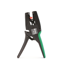 Αυτόματος απογυμνωτής καλωδίων υψηλής απόδοσης
Ακίδα καριβείας για εύκολο κόψιμο της μόνωσης χωρίς να
τραυματίζει το εσωτερικό καλώδιο
Αυτόματη προσαρμογή στη διατομή και στο πάχος της μόνωσης
εντός του εύρους 0,03 mm² έως 10 mm² χωρίς αλλαγή λεπίδας – δε