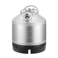 Βαρέλι καθαρισμού VEVOR, Κιτ καθαρισμού γραμμών βαρελιού 6,5 λίτρων με σύνδεση D και λαστιχένια βάση, Καθαριστικό γραμμών μπύρας που χρησιμοποιείται για τον καθαρισμό γραμμών μπύρας, Κιτ καθαρισμού γραμμών μπύρας από ανοξείδωτο ατσάλι 304