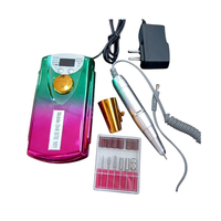 Επαναφορτιζόμενος τροχός μανικιούρ-πεντικιούρ - STE-101 - 910266 - Green/Pink