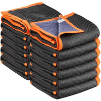 Κουβέρτες Μετακόμισης VEVOR 12 τεμάχια, 1829 x 1016 mm (14,5 kg/dz) Μεγάλες Κουβέρτες Συσκευασίας με Γέμισμα από Βαμβάκι, Βαρέως Τύπου Κουβέρτα Μετακόμισης με Επένδυση από Μη Υφαντό Ύφασμα για Αποστολή, Τύλιγμα, Προστασία Επίπλων