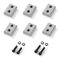 Λεπίδες κοπής οπλισμού VEVOR, 6 τεμάχια ανταλλακτικές λεπίδες σιαγόνων για ηλεκτρικό κόφτη οπλισμού 1-1/8 ίντσας 28mm #9, διπλής όψης, χάλυβας υψηλής σκληρότητας CR12MOV, γρήγορης απόδοσης με βίδες και ροδέλα ελατηρίου