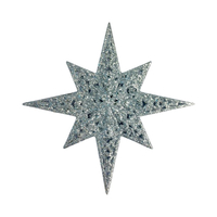 Χριστουγεννιάτικo στολίδι Αστέρι - 12cm - 23130 - Silver