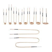 VEVOR 10 τεμάχια μαγνητικό επαγωγικό θερμαντικό πηνίο, αξεσουάρ θερμότητας επαγωγέα, κιτ μίνι θερμαντικού πηνίου με ευελιξία και μεγάλη διάρκεια ζωής, για την αφαίρεση σκουριασμένων μπουλονιών και παξιμαδιών, 8 πηνία + 1 σχήματος U + 1 ελεύθερης διαμόρφωσης