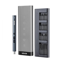 Σετ ηλεκτρικών κατσαβιδιών ακριβείας VEVOR, 48 μαγνητικές μύτες, μίνι ηλεκτρικό κατσαβίδι με μαγνητικό κουτί αποθήκευσης, ατσάλινες μύτες S2, φως LED, φόρτιση τύπου C, για επισκευή τηλεφώνων, φορητών υπολογιστών και ηλεκτρονικών ειδών