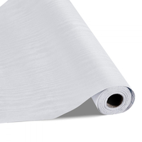 Ταπετσαρία τοίχου VEVOR Peel and Stick, 45cm x 10m Χαρτί επαφής λευκό ξύλου, αδιάβροχο, αυτοκόλλητο, εύκολο στον καθαρισμό και την αποκόλληση διακοσμητικό τοίχου βινυλίου ρολό για υπνοδωμάτιο, κουζίνα, γραφείο, μπάνιο, γραφείο