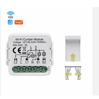 Tuya Smart Mini Curtain Switch module with mounting clip - SMART003